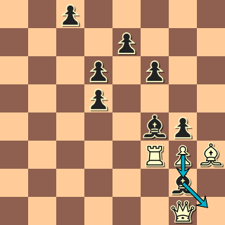 http://www.jinchess.com/chessboard/?p=--p---------p------p-p-----p---------bp------RPB------b-------Q-&amp;a=g3g2%2Cg2h1